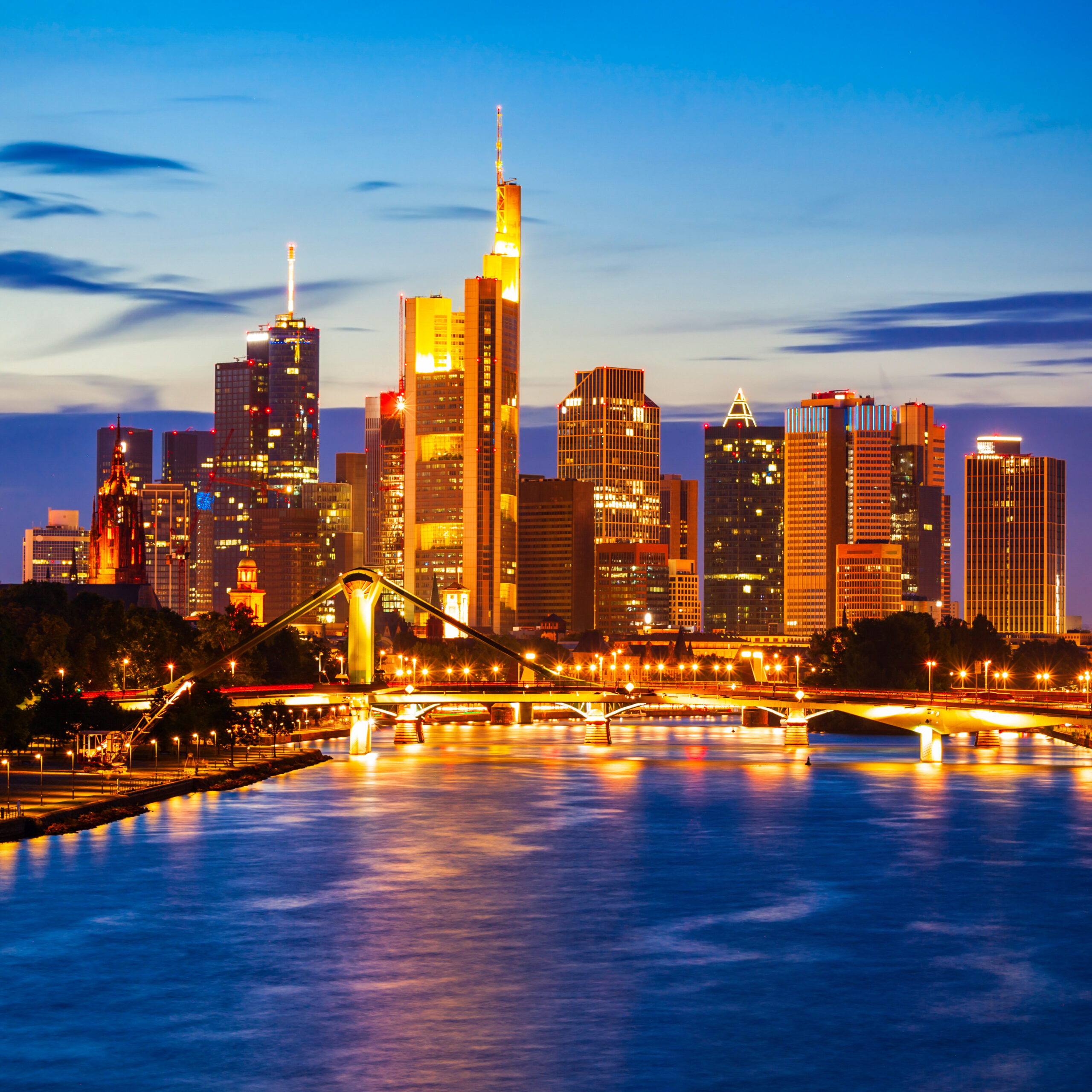 Frankfurt am Main skyline, Germany