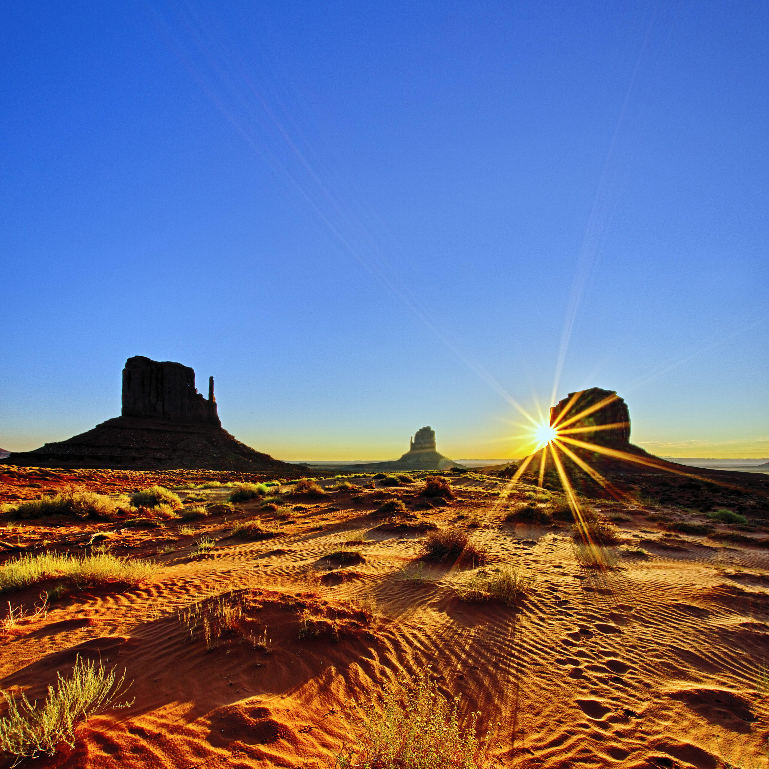 Monument Valley at sunrise, USA